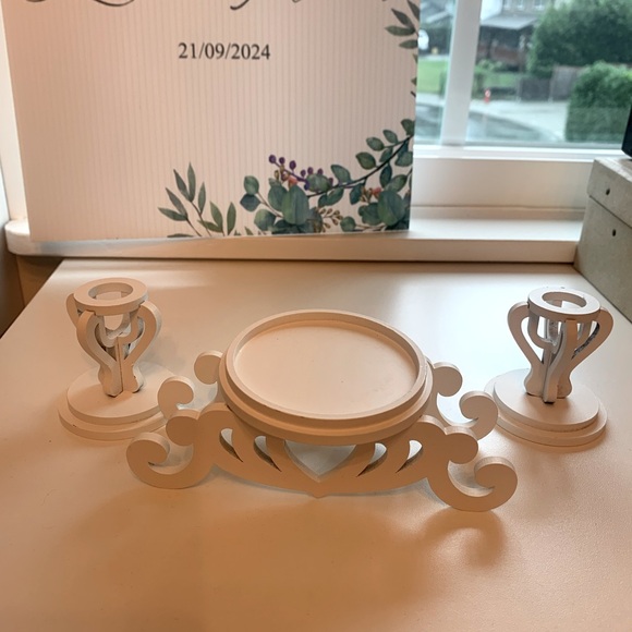 Unity Candle Holders - Picture 1 of 2